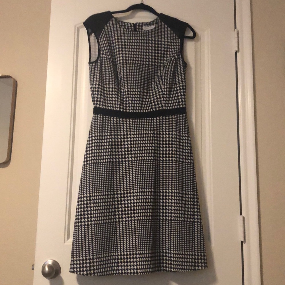 SALE Houndstooth Calvin Klein dress